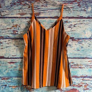 5 for $25 - Japna Striped V-Neck Tank Top
